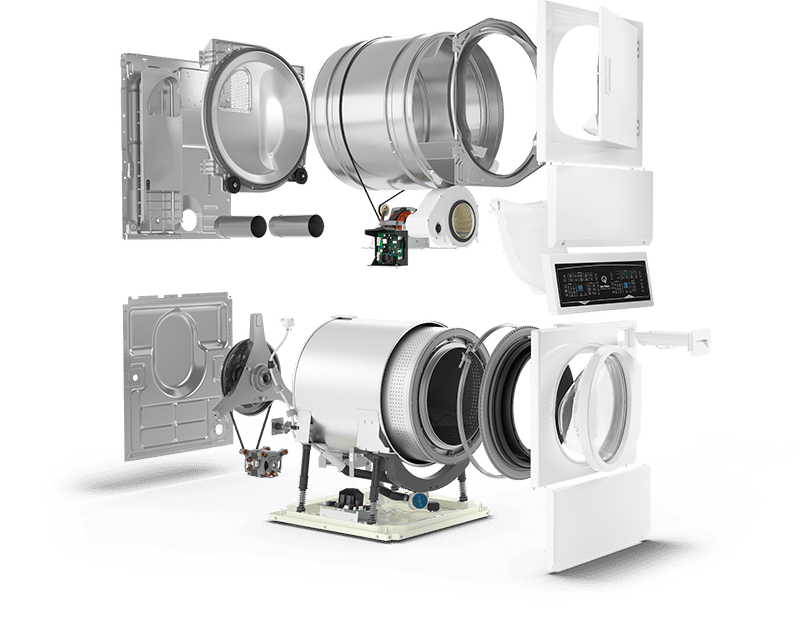 SF7003WG Gas Stacked Washer and Dryer - Image 3